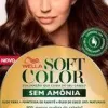 KIT COLORACAO SEM AM?NIA SOFT COLOR 50 CASTANHO CLARO