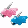 CORTADOR DE UNHAS INFANTIL MISTO ROSA E AZUL JACARE MUNDIAL