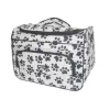 BOLSA BRANCA COM PATINHAS PRETAS E COMPARTIMENTOS BR