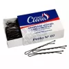 GRAMPO P/ CABELO SANTA CLARA N.7 ACO PRETO 100UN REF.124