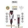 KIT MAQ DE CORTAR CABELO E ACABAM MAGIC CLIP WAHL CLIPPER 127V E DETAILER